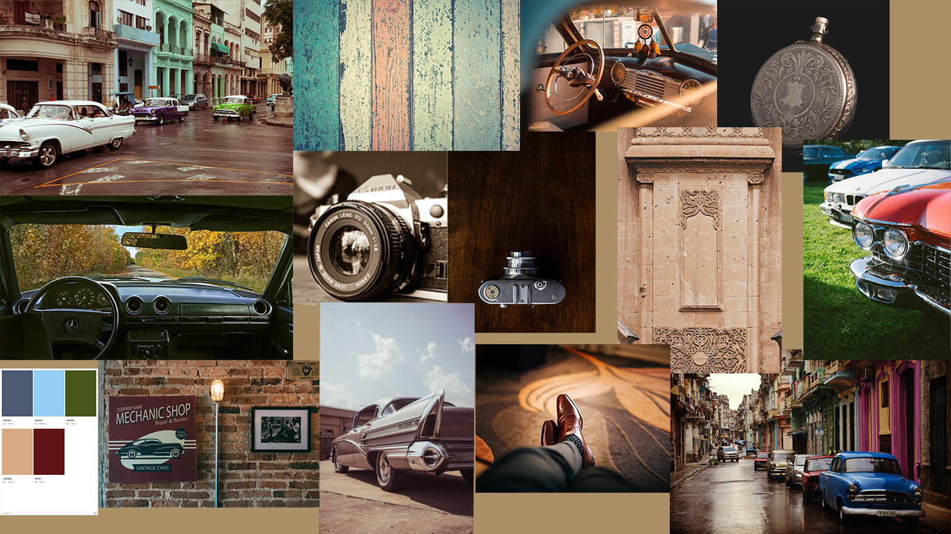 poster for the car vintage show